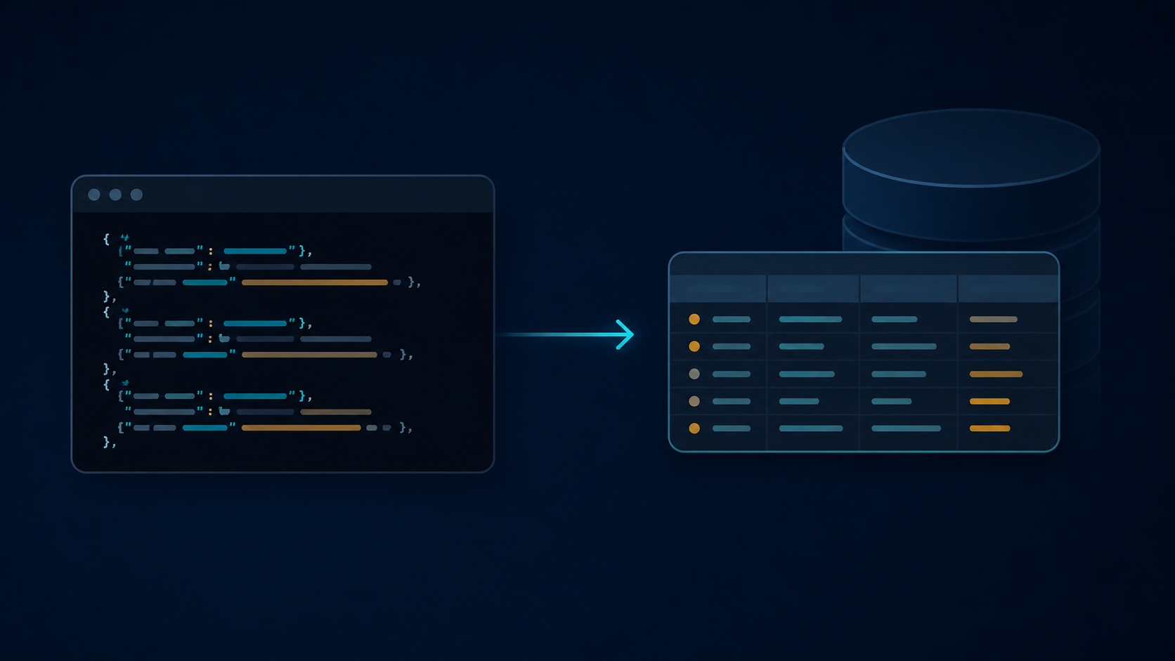 Db2 diagnostic output shown as structured JSON and tabular jq output